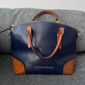 EUC Dooney & Bourke Claremont pebble leather dome satchel